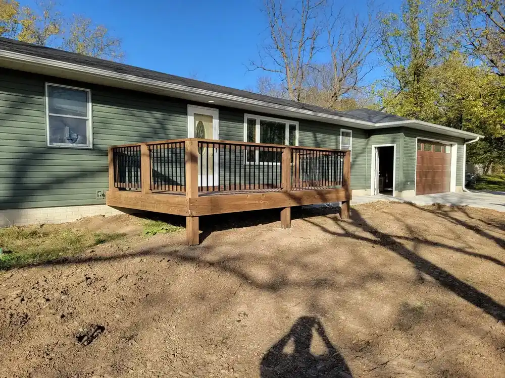 Quality deck construction detail